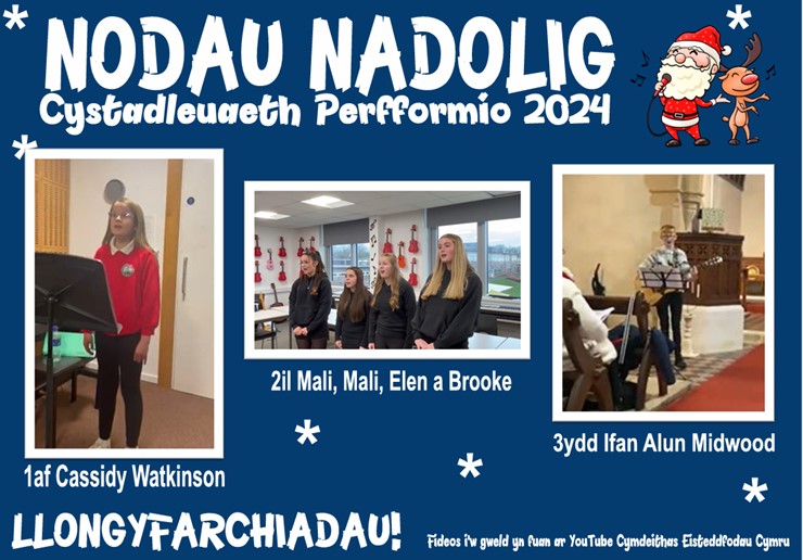 Canlyniadau Nodau Nadolig 2024